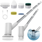Load image into Gallery viewer, AIRROBO CB100 Electric Spin Scrubber Cordless Electric Scrubber for Cleaning, 300 Mins Runtime, 6 Brush Heads, 47" Adjustable Handle, IPX7 Waterproof for Bathroom, Kitchen, Floors, Tiles, Car Cleaning