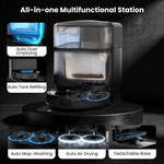 Load image into Gallery viewer, (2026 Upgrade)AIRROBO M2 Robot Vacuum and Mop Combo Auto Mop Cleaning and Drying, 15,000Pa Self-Refilling and Self-Emptying Base for 75 Days of Cleaning