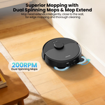 Load image into Gallery viewer, (2026 Upgrade)AIRROBO M2 Robot Vacuum and Mop Combo Auto Mop Cleaning and Drying, 15,000Pa Self-Refilling and Self-Emptying Base for 75 Days of Cleaning