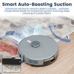 Load image into Gallery viewer, AIRROBO L50 Self-Empty Robot Vacuum and Mop Combo with 5500Pa Powerful Suction for Pet Hair