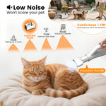 Load image into Gallery viewer, AIRROBO Dog Blower Pet Hair Dryer with Adjustable Speed Temperature, Large Dog Hair Grooming Blower after Bath Swimming, Heating Blower with 4 Nozzles Black