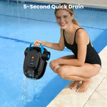 Load image into Gallery viewer, AIRROBO CP02 Cordless Robot Pool Vacuum Robotic Pool Cleaner,120 Runtime for Small Above Ground Pool and In Ground Pool