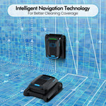 Load image into Gallery viewer, BOTLIFE PC10 Cordless Pool Robot Vacuum for Inground Pools, 5000 GPH Powerful Suction Robotic Pool Cleaner, Wall Climbing & Waterline Scrubbing, 120 Mins Runtime, Smart Navigation for Floor/Wall/Waterline