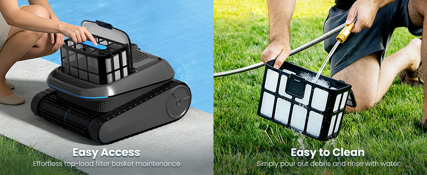 How to Clean and Maintain a Robotic Pool Cleaner Filter Basket