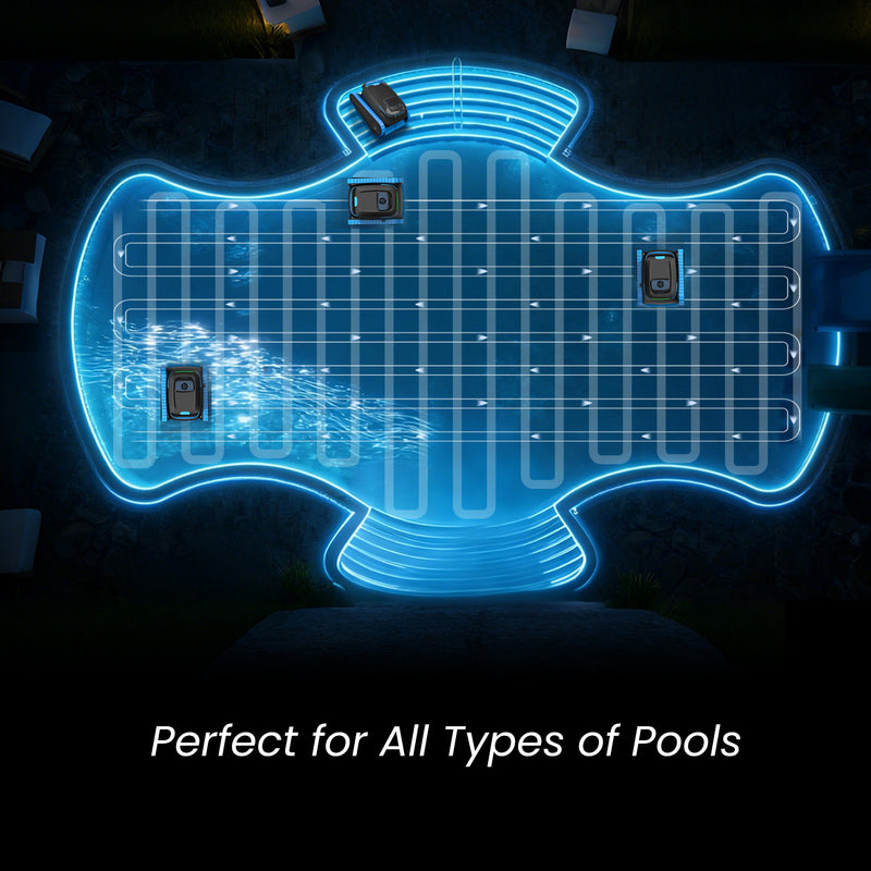 AIRROBO CP40 cordless robot pool cleaner with smart APP contral