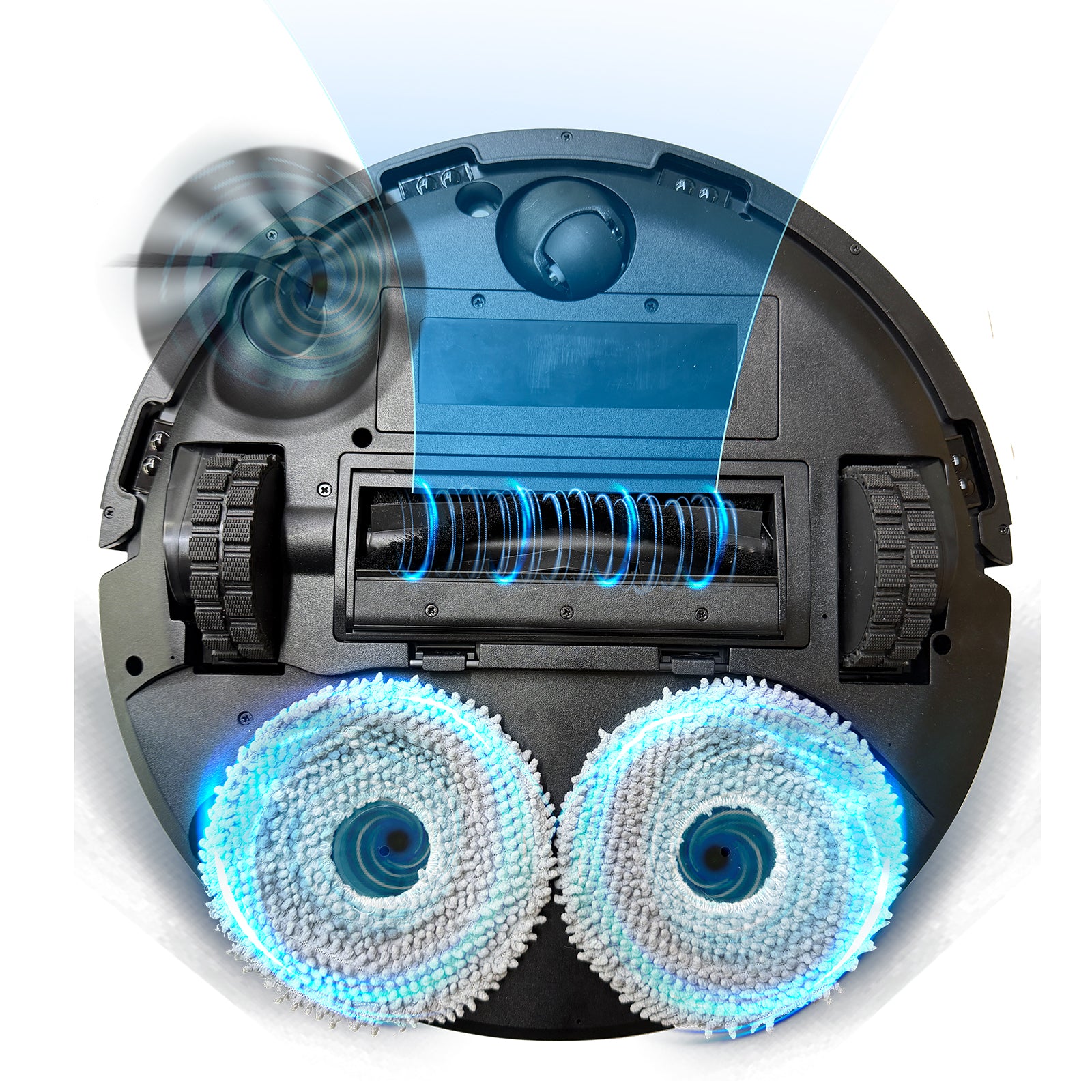 AIRROBO M2 Robot Vacuum and Mop Combo, 10000Pa Suction, Self-Emptying & Self-Cleaning Station, Smart App Control
