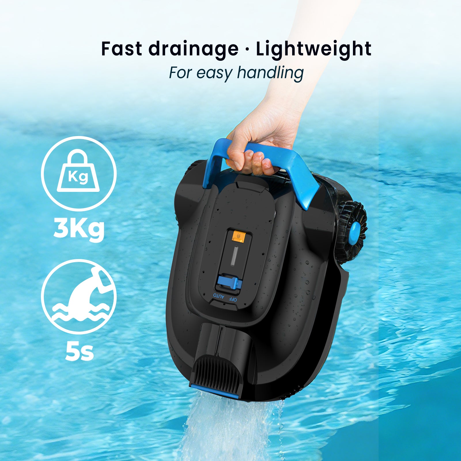 AIRROBO CP02 Cordless Robotic Pool Vacuum Cleaner