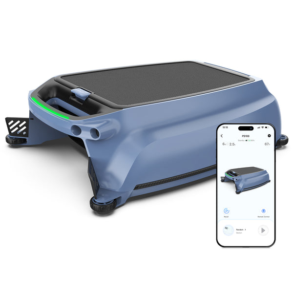 AIRROBO SP200 solar robotic pool skimmer floating on water front view