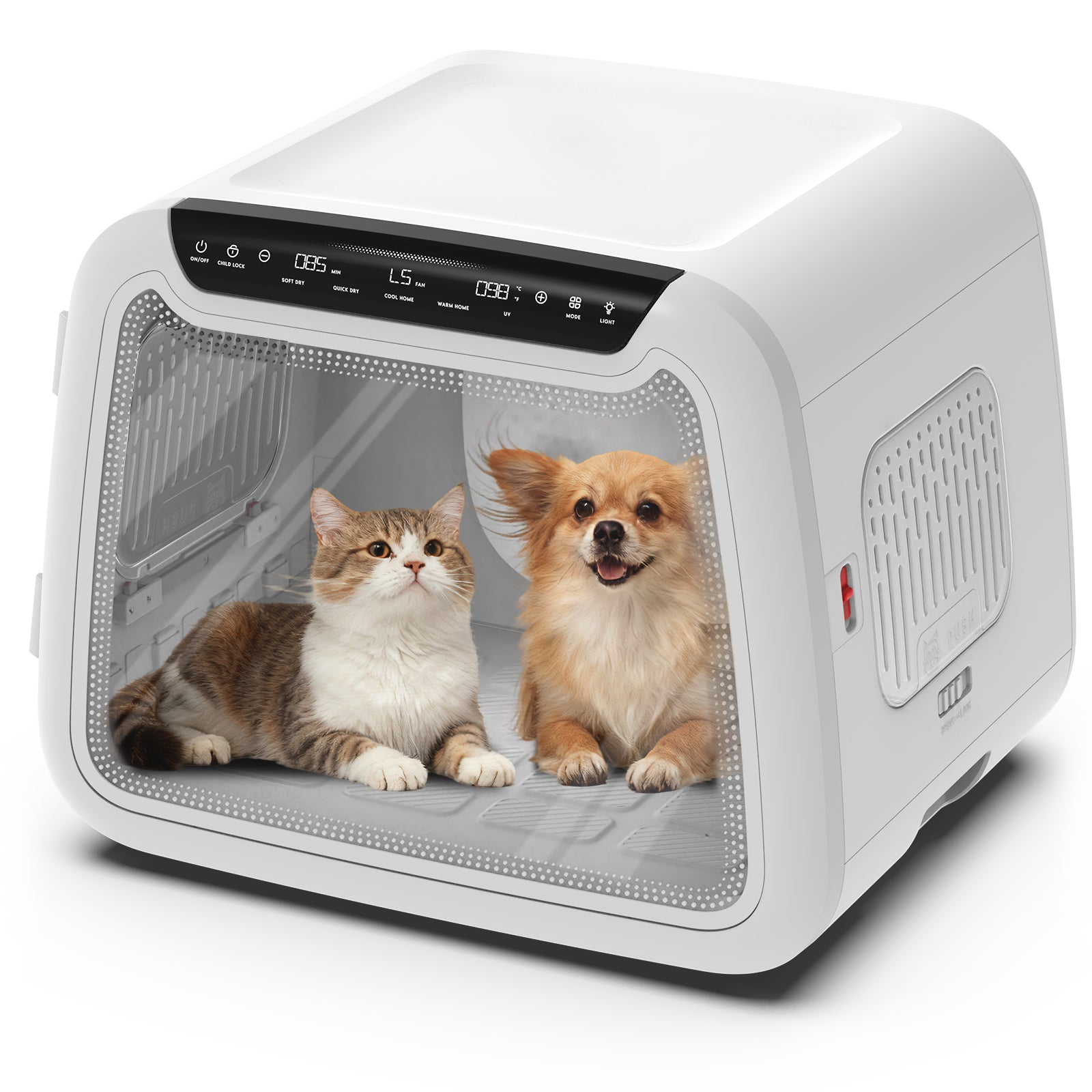Airrobo Pet Dryer Box PD10, 360° Efficient Automatic and Quiet Box with Smart Temperature Control, Ideal for Small Dogs (50L Drybo Plus Pet Dryer Box)