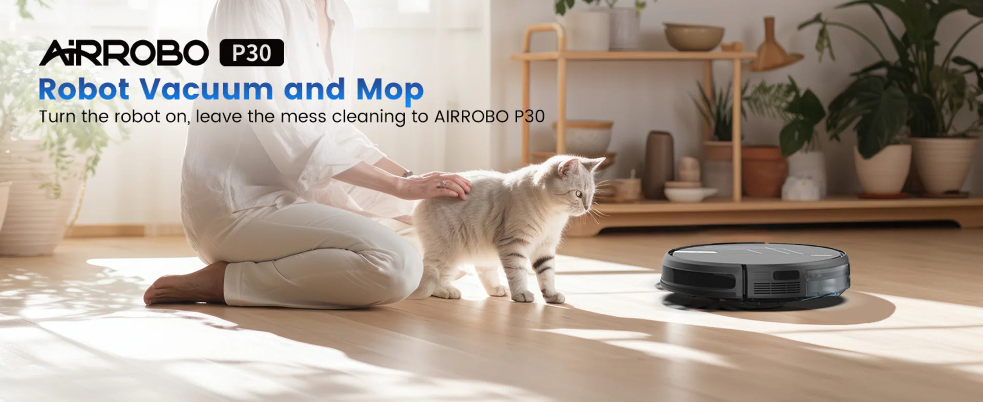 AIRROBO P30 | 3 in 1 Robot Vacuum and Mop Combo