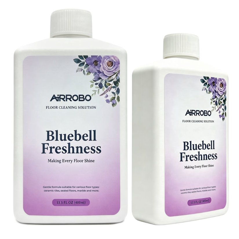 AIRROBO Hard Floor Cleaning Solution 400ml, Plant-Based, Compatible with M2 Robot Vacuum