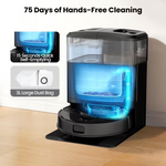 Load image into Gallery viewer, (2026 Upgrade)AIRROBO M2 Robot Vacuum and Mop Combo Auto Mop Cleaning and Drying, 15,000Pa Self-Refilling and Self-Emptying Base for 75 Days of Cleaning

