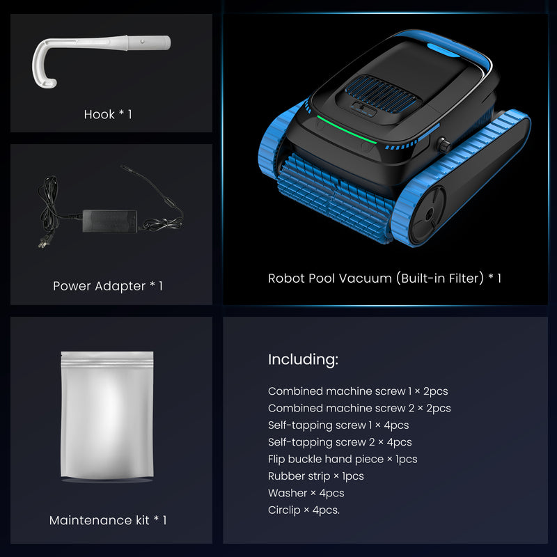 AIRROBO CP40 cordless robot pool cleaner with smart APP contral