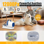 Load image into Gallery viewer, AIRROBO Dog Grooming Kit, 5 Grooming Tools, Pet Grooming Vacuum, Dog Clippers Kit GP04
