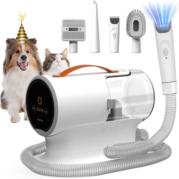 AIRROBO PG100 90% New Refurbished | Pet Grooming Kit with Vacuum