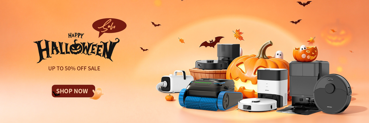 AIRROBO Fall Sale — M2, L60+, CP100, VM20 and PG100 Lite. Less cleaning. More cozy living.