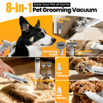 Load image into Gallery viewer, AIRROBO GP04 Plus Dog Grooming Kit with Vacuum, Pet Clippers Set, Low Noise Grooming Tools
