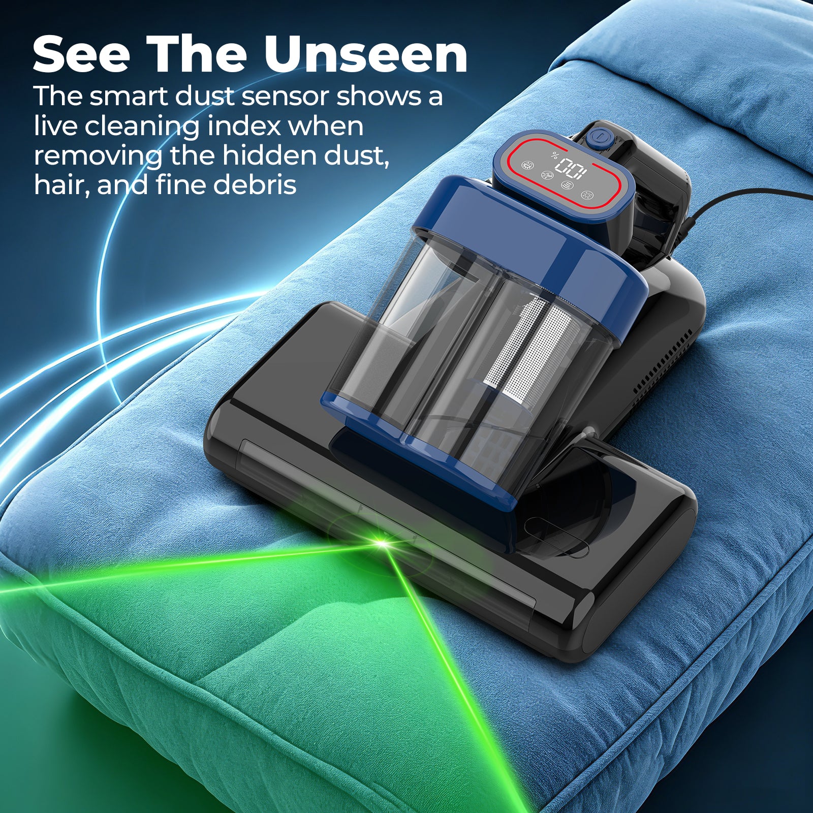 AIRROBO VM20 Hot Air Dry & UV Deep Mattress Vacuum Cleaner