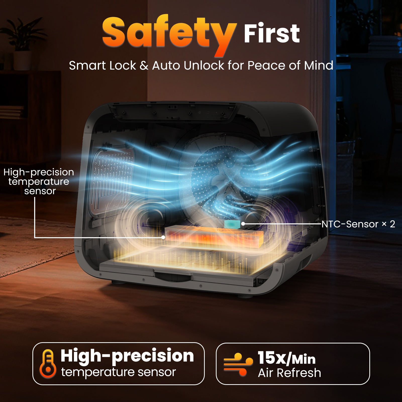 Airrobo Pet Dryer Box PD10, 360° Efficient Automatic and Quiet Box with Smart Temperature Control, Ideal for Small Dogs (50L Drybo Plus Pet Dryer Box)
