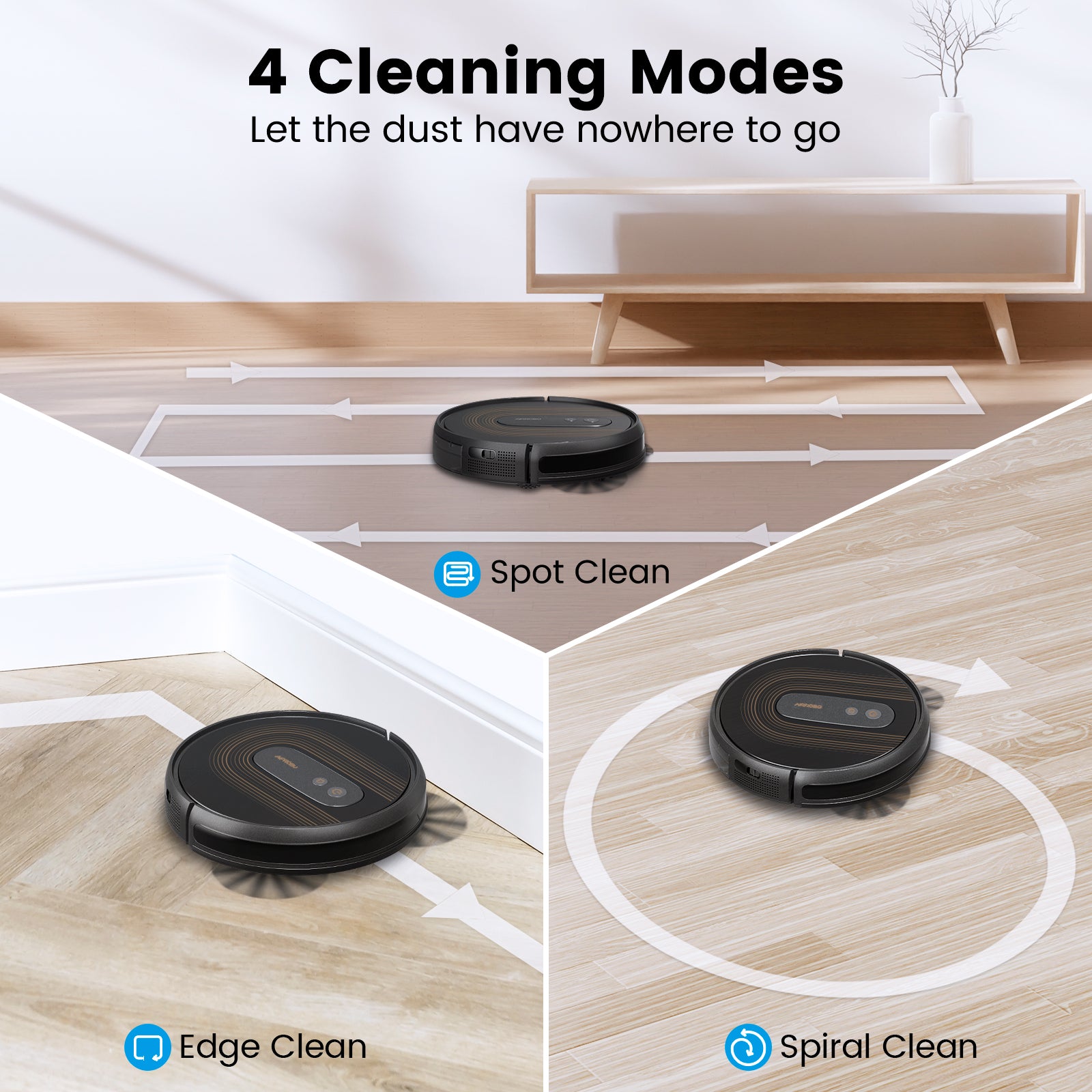 AIRROBO G50 Robot Vacuum with Home Mapping,2800 Strong power,Wi-fi Connect
