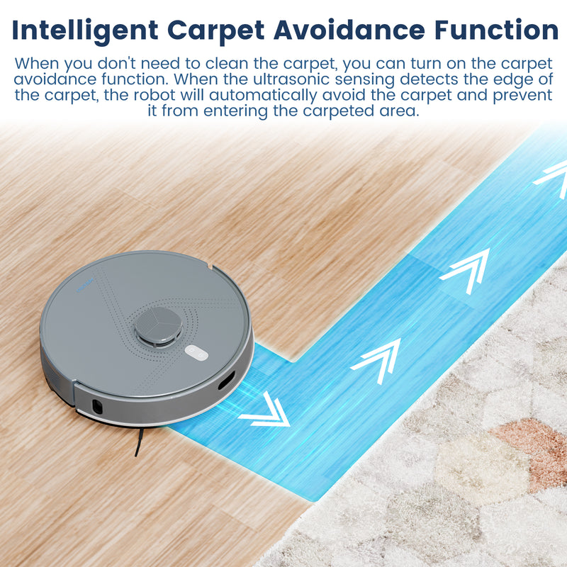 Intelligent carpet Avoidance Function