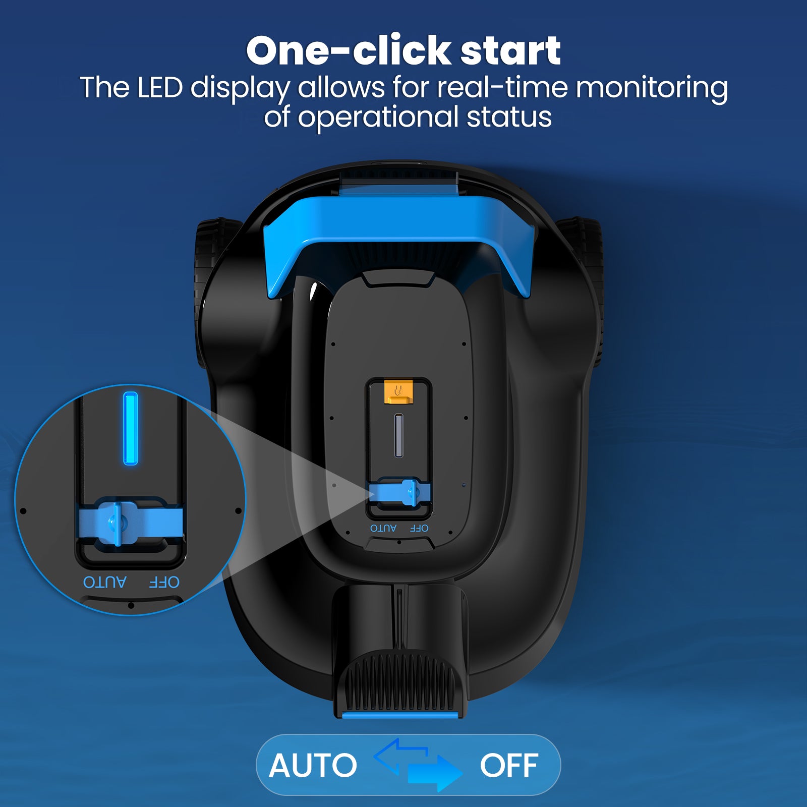 AIRROBO CP02 Cordless Robot Pool Vacuum Robotic Pool Cleaner,120 Runtime for Small Above Ground Pool and In Ground Pool