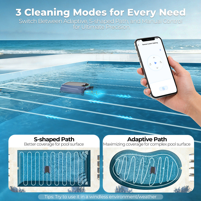 AIRROBO SP200 Solar Powered Automatic Robotic Pool Skimmer Cleaner