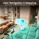 Load image into Gallery viewer, AIRROBO L60+ Self-Empty Robot Vacuum and Mop Cleaner with Ultrasonic Carpet Detection,6000Pa Suction,Laser Obstacle Avoidance,240min Long Runtime

