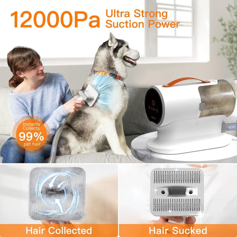 Dog hair vacuum shops groomer