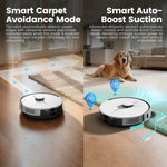 Load image into Gallery viewer, AIRROBO L60+ Self-Empty Robot Vacuum and Mop Cleaner with Ultrasonic Carpet Detection,6000Pa Suction,Laser Obstacle Avoidance,240min Long Runtime
