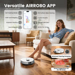 Load image into Gallery viewer, AIRROBO L60+ Self-Empty Robot Vacuum and Mop Cleaner with Ultrasonic Carpet Detection,6000Pa Suction,Laser Obstacle Avoidance,240min Long Runtime
