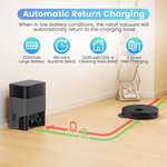 Load image into Gallery viewer, AIRROBO Robot Vacuum and Mop Combo T20C with 65 Days Self-Empty Station Voice Control Home Mapping
