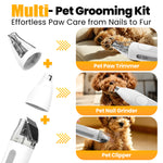 Load image into Gallery viewer, AIRROBO GP04 Plus Dog Grooming Kit with Vacuum, Pet Clippers Set, Low Noise Grooming Tools
