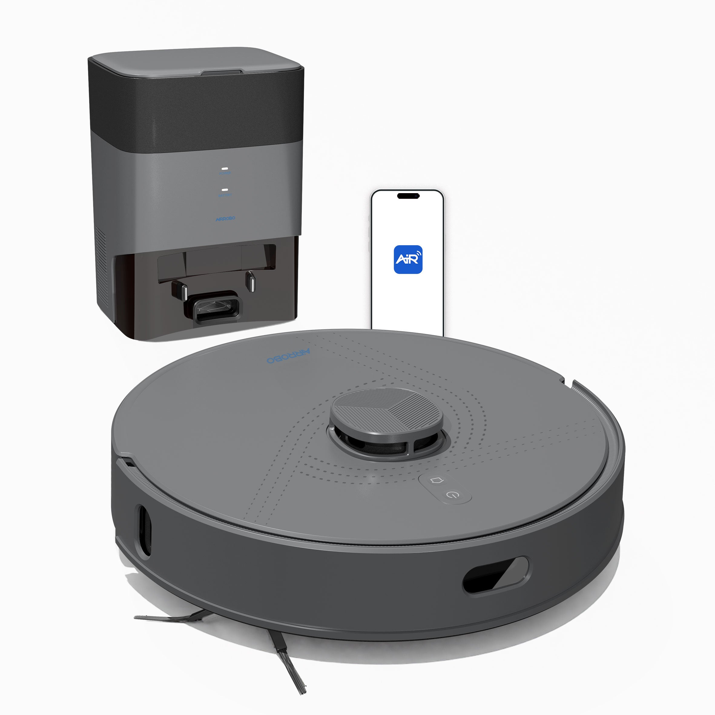 AIRROBO L50+ Robot Vacuum — 5,500Pa Self-Emptying, LDS Laser